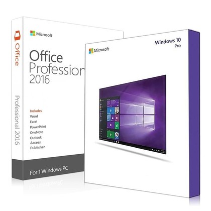 Windows 10 Pro + Office 2016 Professional 