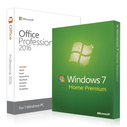 Windows 7 Home Premium + Office 2016 Professional