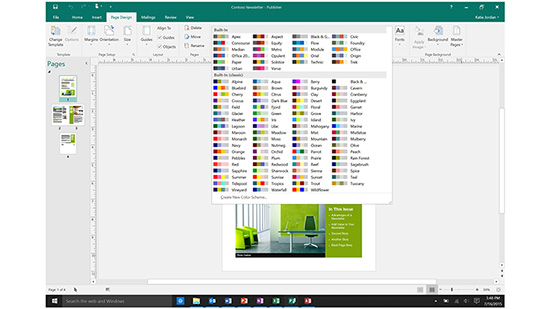 Outlook calendar.