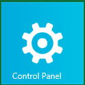 Windows 8 Control Panel tile on Start screen